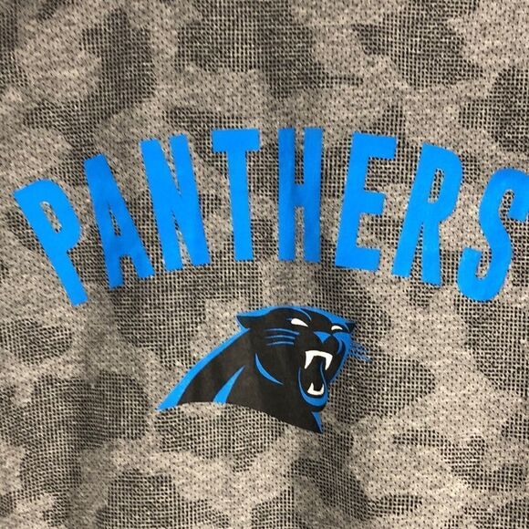 NFL MSX Michael Strahan Camo Panthers Short Sleeve Tee - Picture 2 of 6